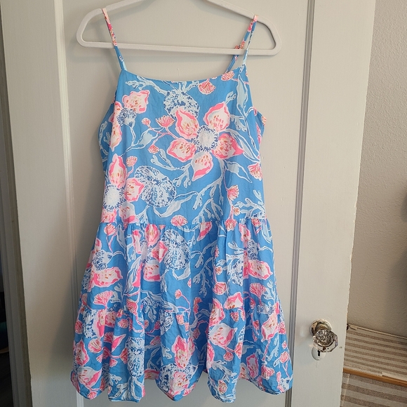 Lilly Pulitzer Dresses & Skirts - Lily Pulitzer Alessia Floral Cotton Sundress Large